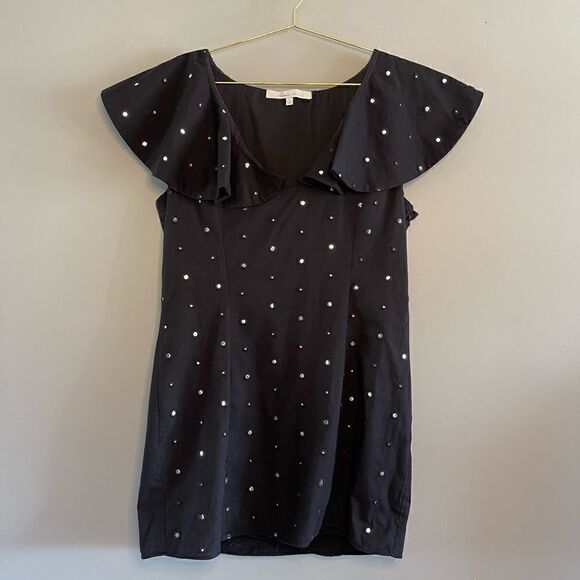 Lovers + Friends Lulu Embellished Mini Dress || SZ L - Picture 5 of 14